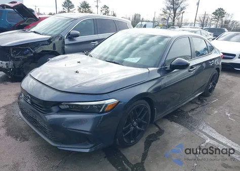 2022 Honda Civic Sport из США, поврежденный, VIN 2HGFE2F54NH534648